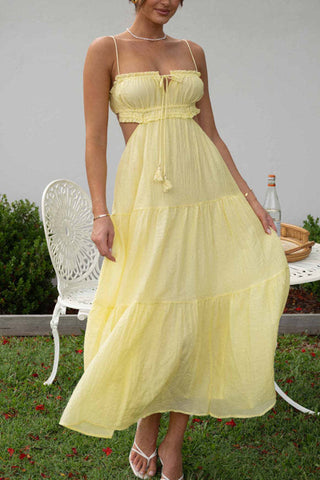 Strappy Cutout Maxi Dress