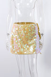 Sequin Mini Skirt for Night Out