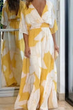 Floral Wrap Maxi Dress