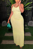 Strappy Knit Cocktail Dress