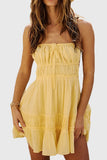 Ruffle Trim Summer Cami Dress
