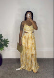 Floral Sleeveless Maxi Dress
