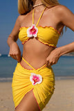 Stylish Bikini Set with Cover-Up