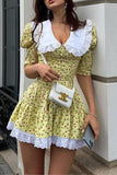 Floral Puff Sleeve Dress