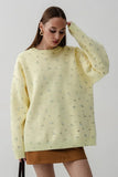 Floral Patterned Cozy Sweater