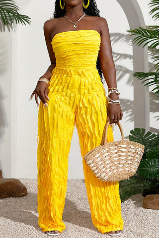 Strapless Layered Jumpsuit