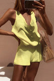 Stylish Knit Short Set