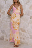 Floral Wrap Maxi Dress