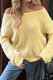 Off-Shoulder Cozy Sweater