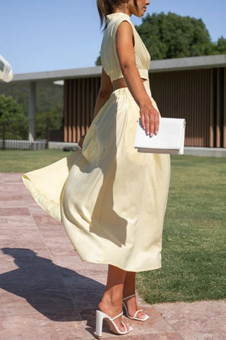 Elegant Backless Maxi Dress