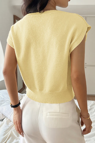 Off-Shoulder Floral Accent Sweater