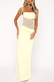 Elegant Maxi Dress with Lace Detail