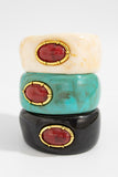 Elegant Stone-Accent Bangle