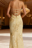 Floral Embellished Evening Gown