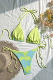 Stylish Tie-Dye Bikini Set