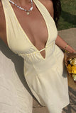 Halter Maxi Casual Dress