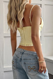 Ruffle Trim Camisole Top