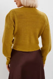 Wrap Style Cardigan with Tie Waist