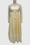 Striped and Polka Dot Maxi Dress