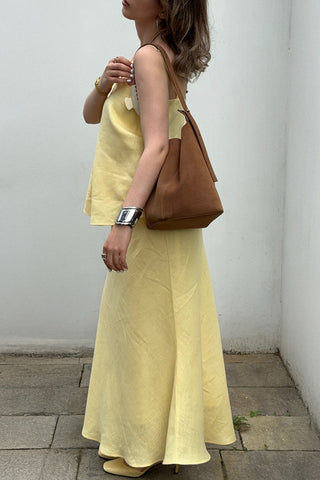 Elegant Sleeveless Skirt Set