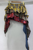 Layered Ruffle Mini Skirt