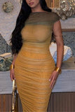 Ruched Bodycon Casual Dress