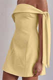Off-Shoulder Casual Dress