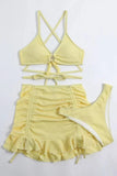 Stylish Strappy Bikini Set