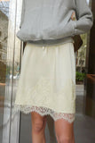 Lace Hem Mini Skirt