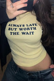 Slogan Print T-Shirt