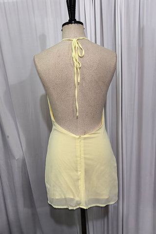 Starfish Accent Halter Mini Dress