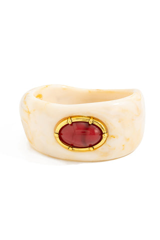 Elegant Stone-Accent Bangle
