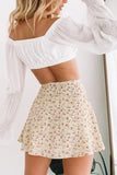 Polka Dot A-Line Mini Skirt