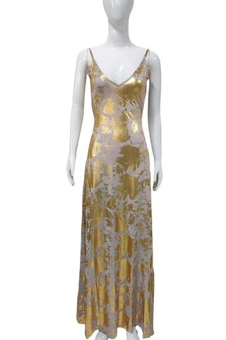 Sleek Spaghetti Strap Evening Gown