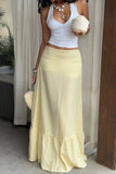 Elegant Pleated Maxi Skirt
