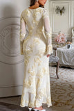 Elegant Floral Maxi Dress