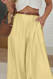 Pleated A-Line Skirt