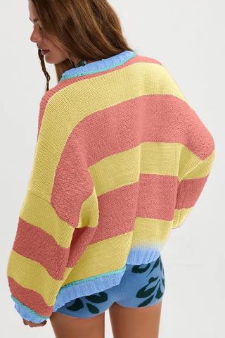Striped Oversized Sweater