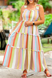 Tiered Smocked Casual Dress