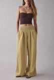 Relaxed Fit Checkered Casual Pants