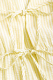 Striped Tie-Front Pants Set