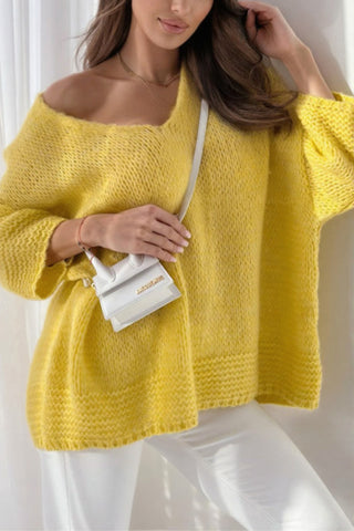 Oversized Knit Sweater for Effortless Style