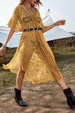 Elegant Lace Beach Cover-Up