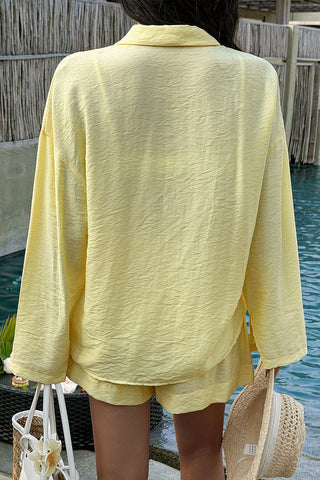 Relaxed Blazer and Shorts Set
