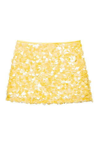 Sequin Embellished Mini Skirt