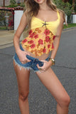 Starfish Adorned Floral Camisole