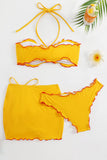 Stylish Bikini Set with Cover-Up