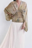 Draped Oversized Blouse