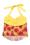 Halter Floral Star Tank Top