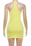 Racerback Bodycon Casual Dress